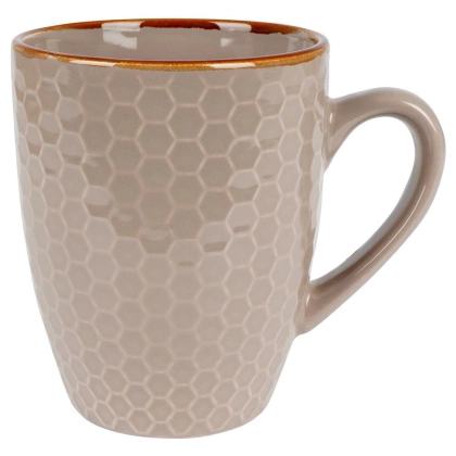 Kubek ceramiczny do picia kawy herbaty na prezent zestaw komplet kubków 4 sztuki 270 ml