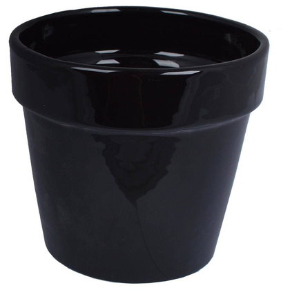 Doniczka czarna duża