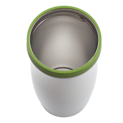 Kubek izotermiczny Viki 390 ml, Zielony / Biały