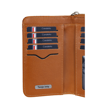 Personalizowany damski portfel skórzany Canaletto PD1445s262 RFIDPS
