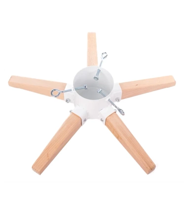 Stojak choinkowy metalowy+drewno model 7313