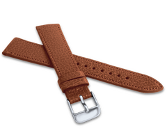 LAVVU Jasnobrązowy szyty pasek MEDITERRA z luksusowej skóry Top Grain - 22