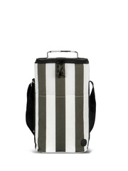 CITY TORBA TERMICZNA STRIPE WYSOKA rPET, ZIELONO-CZARNY
