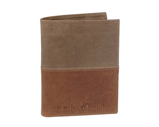 BH-263 OKLAHOMA Portfel męski skórzany Brązowy