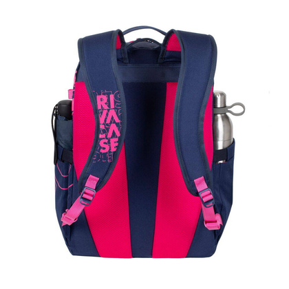 RIVACASE Heide Plecak 5430 30l, granatowy, różowy
