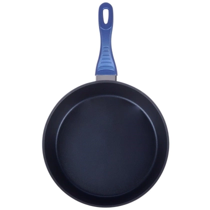 Patelnia diamentowa z pokrywką do smażenia duszenia wysoka  28 cm