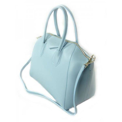 KUFEREK  VERA PELLE  BABY BLUE TOREBKA SKÓRZANA   P1BB