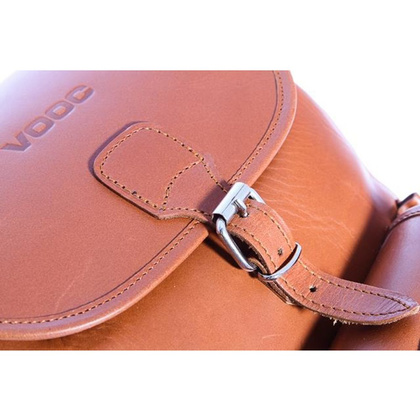 Modny plecak skórzany KEMER VOOC Vintage P1 czarny