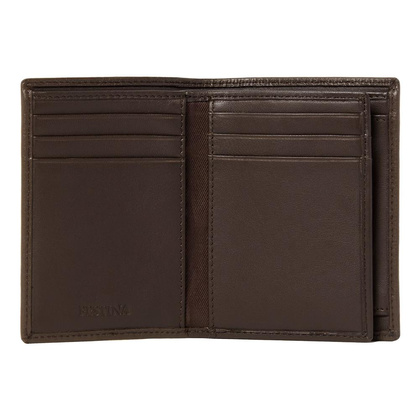 Etui na karty Button Brown