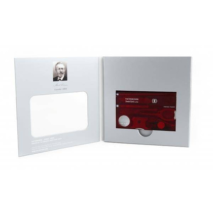 SwissCard Lite niebieski transparentny