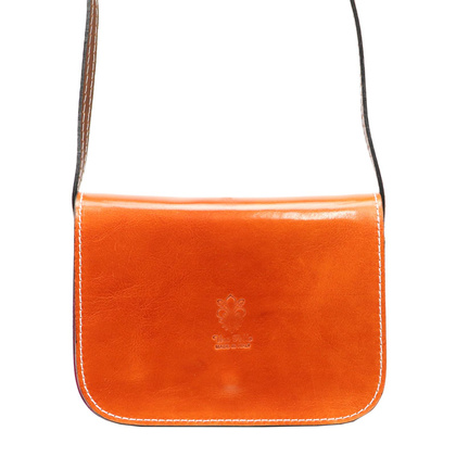 Torebka damska skórzana KEMER 43 Ciemny brąz