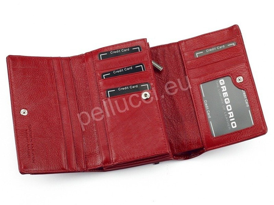 Portfel damski skórzany PELLUCCI PT-112 Popiel