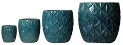 Kpl.4 donic ceramicznych zielonych