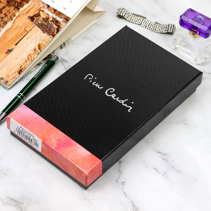 Pierre Cardin Duży damski portfel skórzany 