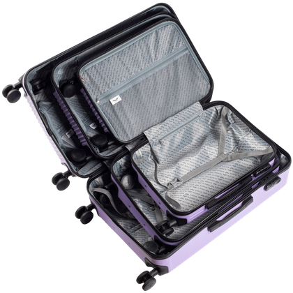 Zestaw 3 walizek WINGS TR059 D.GREY