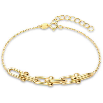 MINET Elegancka złota bransoletka kulka Au 585/1000 3,30g