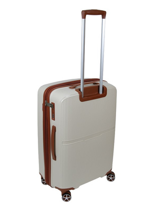 Walizka DIELLE 180 4k 66 cm średnia panna PP z poszerzeniem