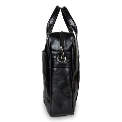 Skórzana torba męska czarna na ramię laptopa 15,6" - Pavone Nero Sorrento 2355 BL