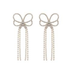 Kolczyki wiszące dżetowe XXL K1471Z