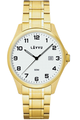 LAVVU Zegarek ze stali nierdzewnej ​GLIMT Gold