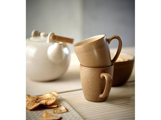 Zestaw kubków 300ml 4szt. Wood/Sand Stoneware 28077