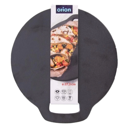 Płyta żeliwna patelnia do pizzy placków tortilli 25 cm
