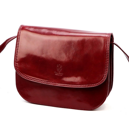 Torebka damska- listonoszka, skóra naturalna 