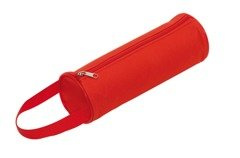 Piórnik okrągły SCHOOL, czerwony