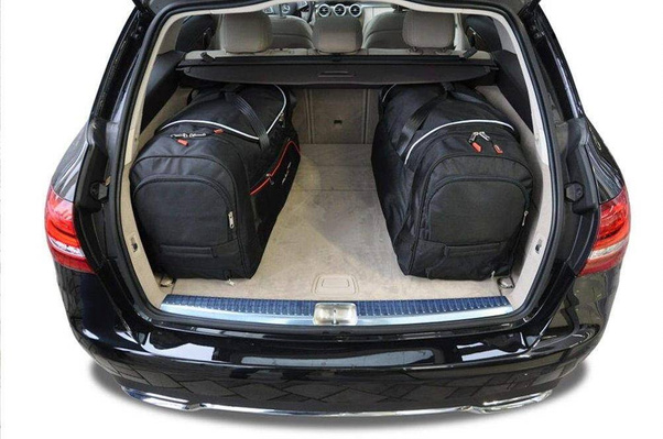MERCEDES-BENZ C KOMBI 2014+ TORBY DO BAGAŻNIKA 4 SZT KJUST