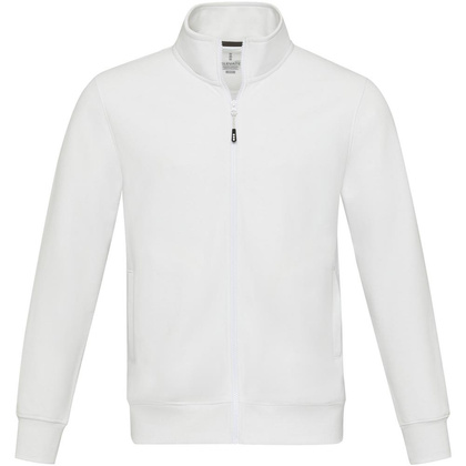 Galena bluza unisex z recyklingu z zamkiem błyskawicznym na całej długości
