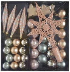 Zestaw bombek ze szpicem na choinkę