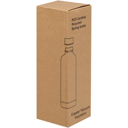 Spring miedziana butelka próżniowa ze stali nierdzewnej z recyklinku z certyfikatem RCS 500 ml