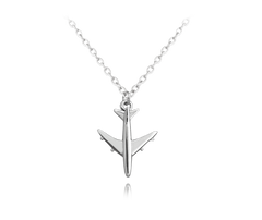 MINET Naszyjnik srebrny SAMOLOT