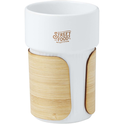 Fika kubek 340 ml z bambusową osłoną