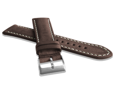 LAVVU Naturalnie barwiony brązowy pasek NATURE ze skóry Top Grain - 20