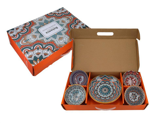 Kpl. 4 miseczek +  2 talerze