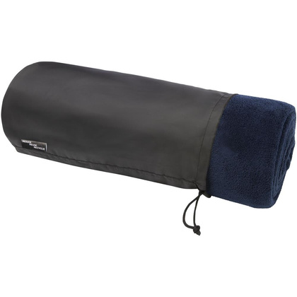 Koc polarowy z plastiku z recyklingu Lily Niebieski