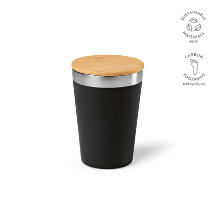 Kubek podrózny Don ze stali nierdzewnej z recyklingu 390 ml