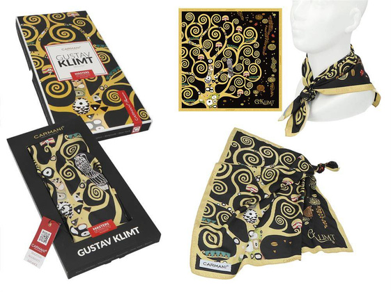 Apaszka - G. Klimt, Drzewo życia (CARMANI)