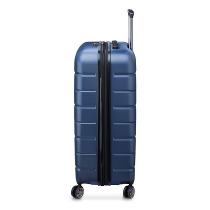 Delsey Air Amour duża niebieska walizka na kółkach 77 cm