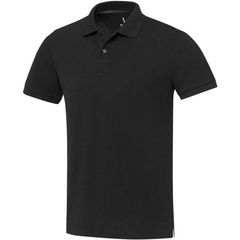 Emerald koszulka polo unisex z recyklingu z krótkim rękawem