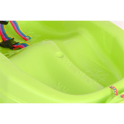 Sanki plastikowe mini bobek zielone