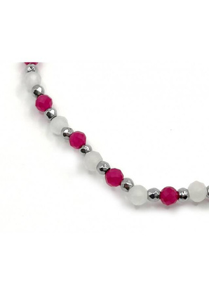 Bransoletka RUBIN 925