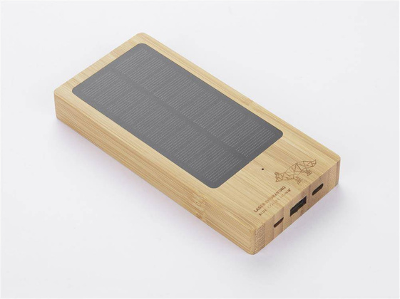 Power bank solarny SONNEN 10 000 mAh Brązowy