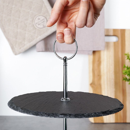 Patera 2-poziomowa kamienna 23 cm