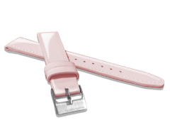 MINET Różowy skórzany pasek o wysokim połysku GLAMOUR - 14