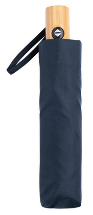 Automatyczny, wiatroodporny parasol kieszonkowy CALYPSO, granatowy