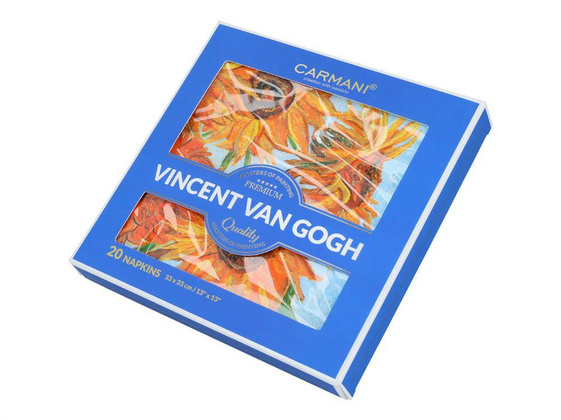 Serwetki papierowe 20szt. - V. van Gogh, Słoneczniki (CARMANI)