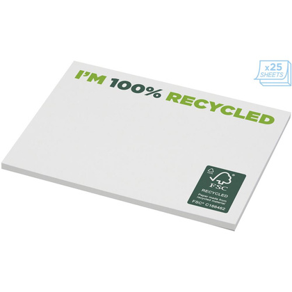 Karteczki samoprzylepne z recyklingu o wymiarach 100 x 75 mm Sticky-Mate®