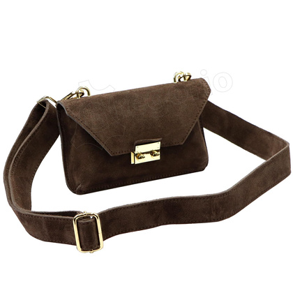 TOREBKA ZAMSZ NATURALNY 24-077 Ciemny brąz